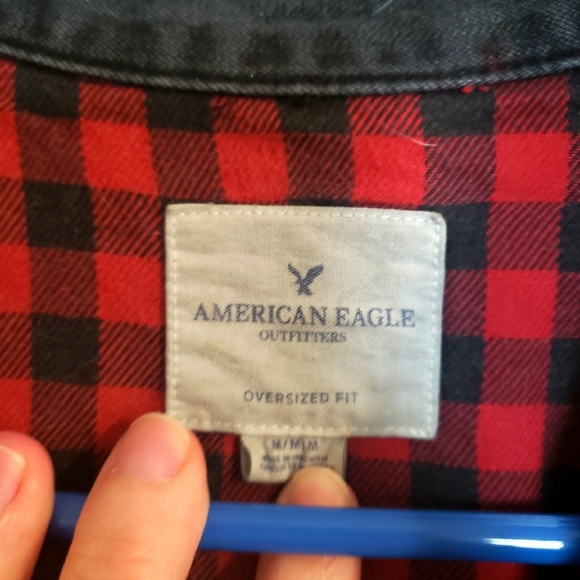 American Eagle Black Jean Jacket - Picture 5 of 6